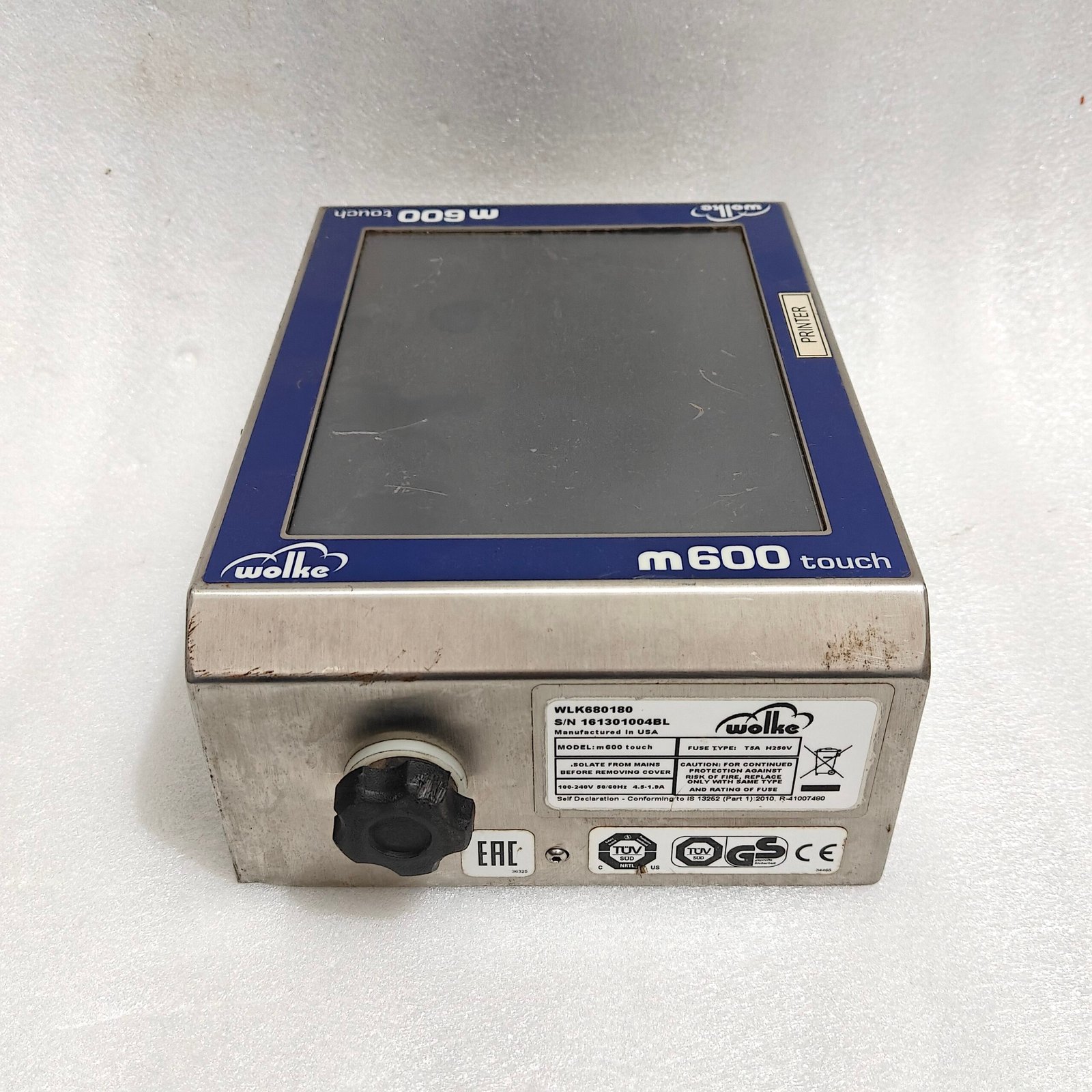 WOLKE M600 TOUCH WLK680180 OPERATOR INTERFACE SCREEN CONTROL THERMAL INKJET - Image 5