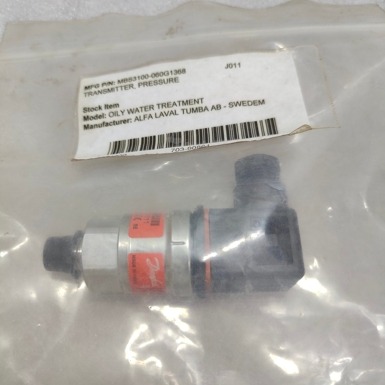 DANFOSS MBS3100 060G1368 PRESSURE TRANSMITTER MBS3100-060G1368 - Image 2