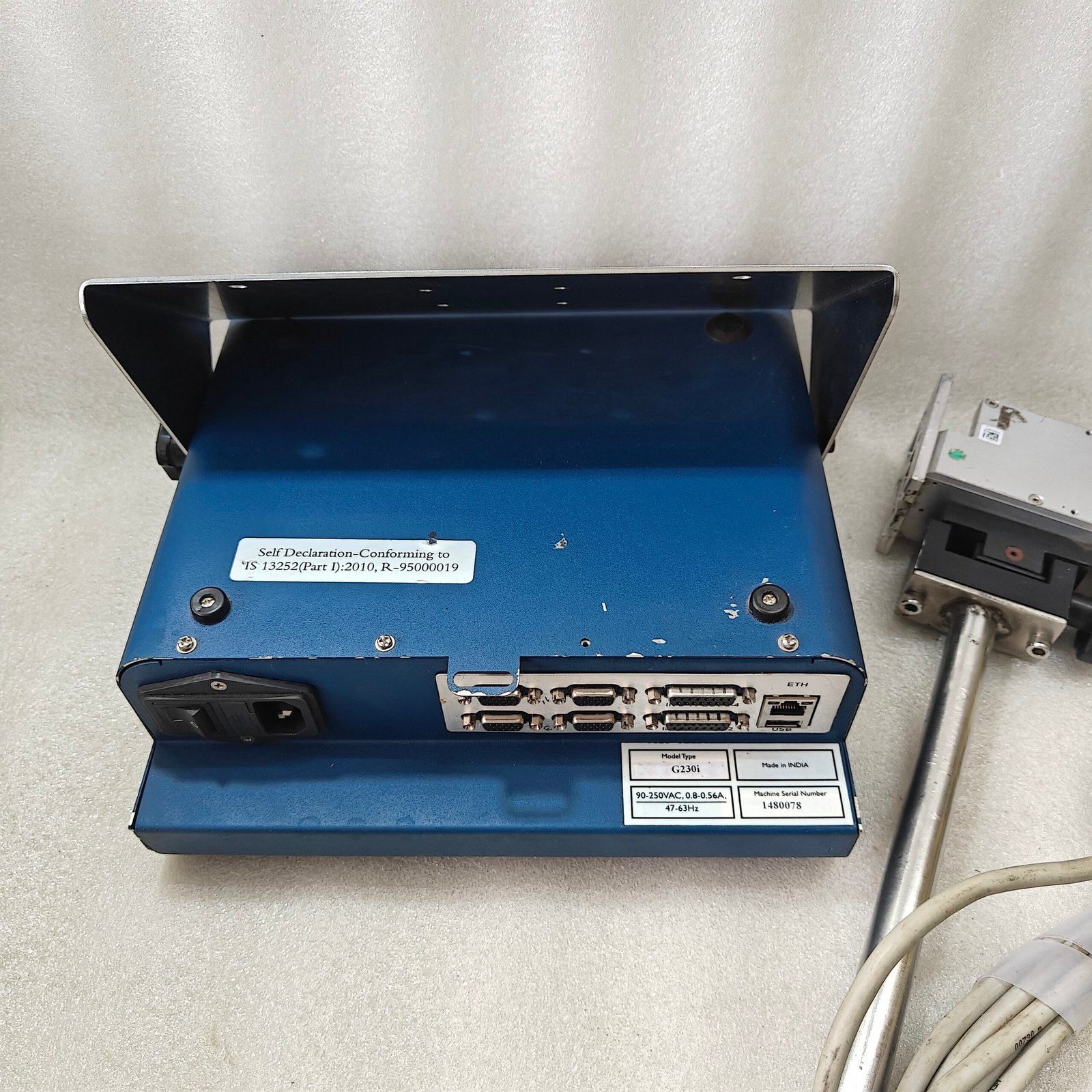 DOMINO G230I THERMAL INKJET PRINTER CONTROLLER 90-250VAC WITH M-HAG4001 CABLE - Image 8