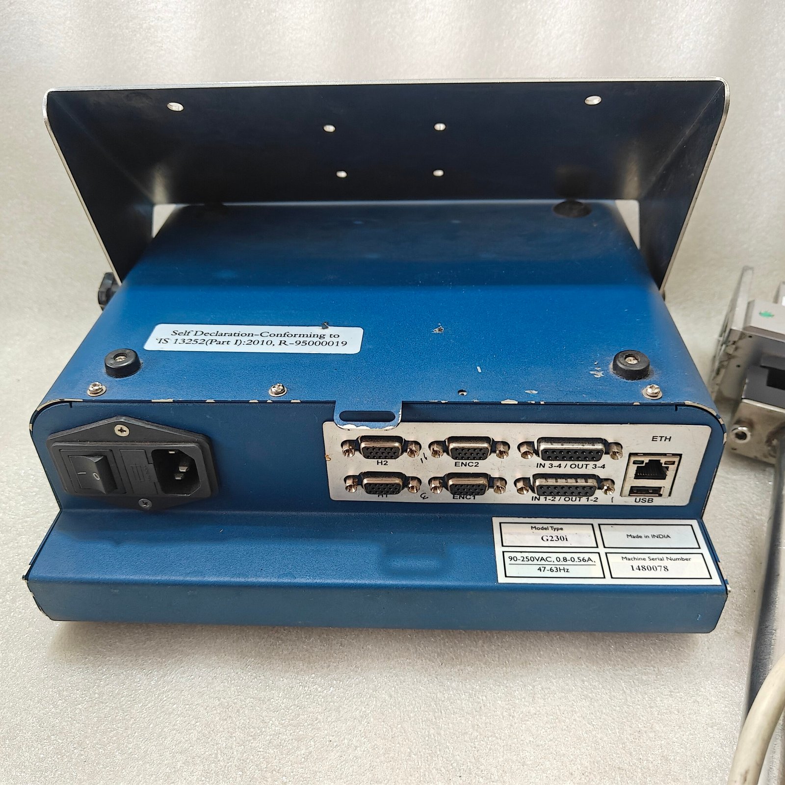 DOMINO G230I THERMAL INKJET PRINTER CONTROLLER 90-250VAC WITH M-HAG4001 CABLE - Image 9