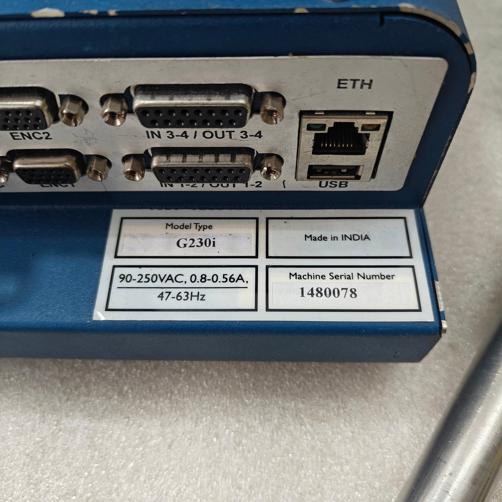 DOMINO G230I THERMAL INKJET PRINTER CONTROLLER 90-250VAC WITH M-HAG4001 CABLE - Image 10