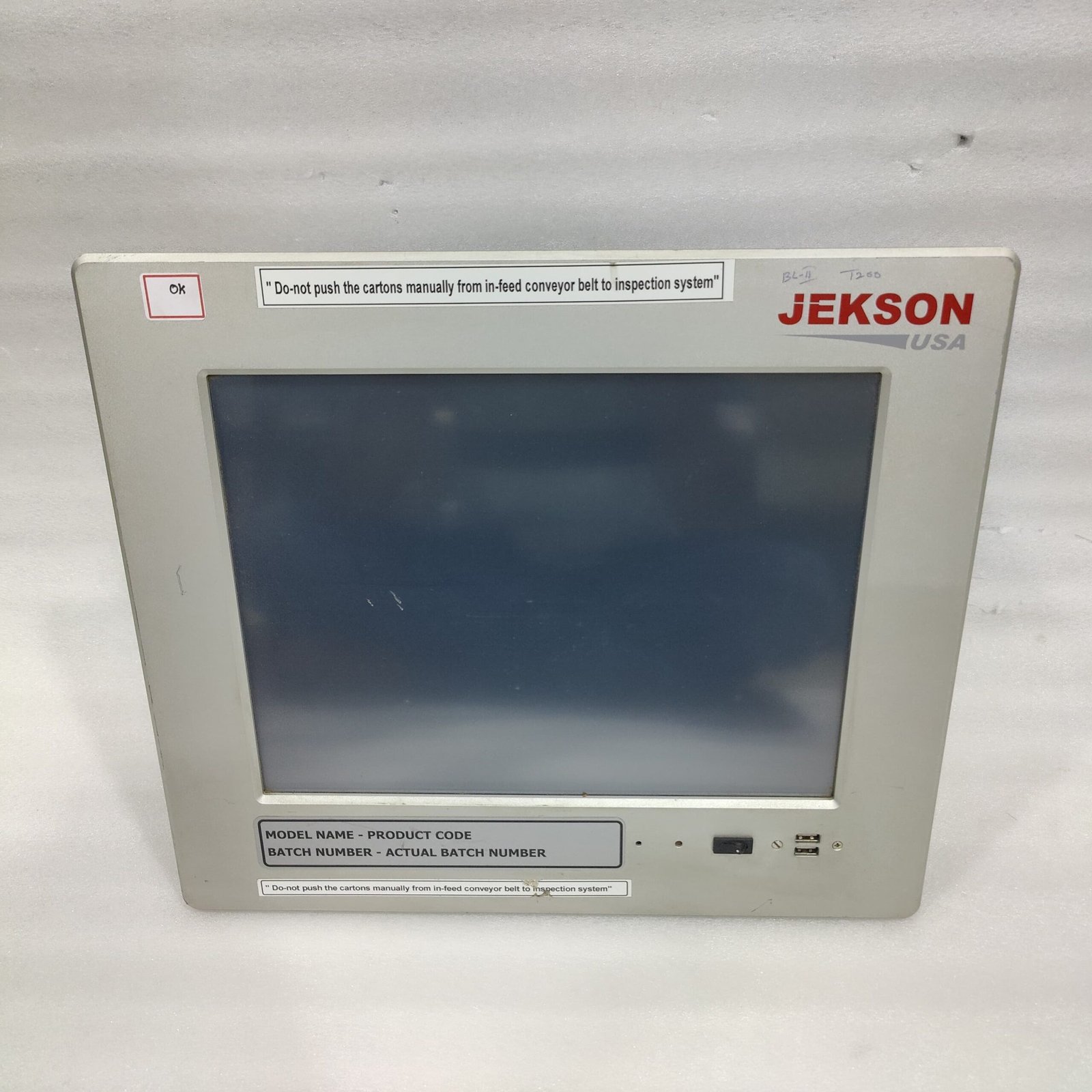 JEKSON PARD-S150T-VIS AL6-3115 Operator Panel HMI Industrial Control Display - Image 2