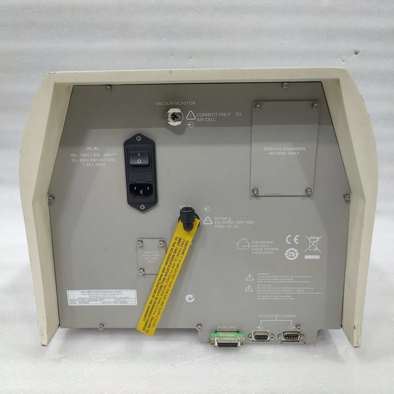 MALVERN INSTRUMENTS LIMITED SCIROCCO 2000 ADA2000 POWER TESTED - Image 5