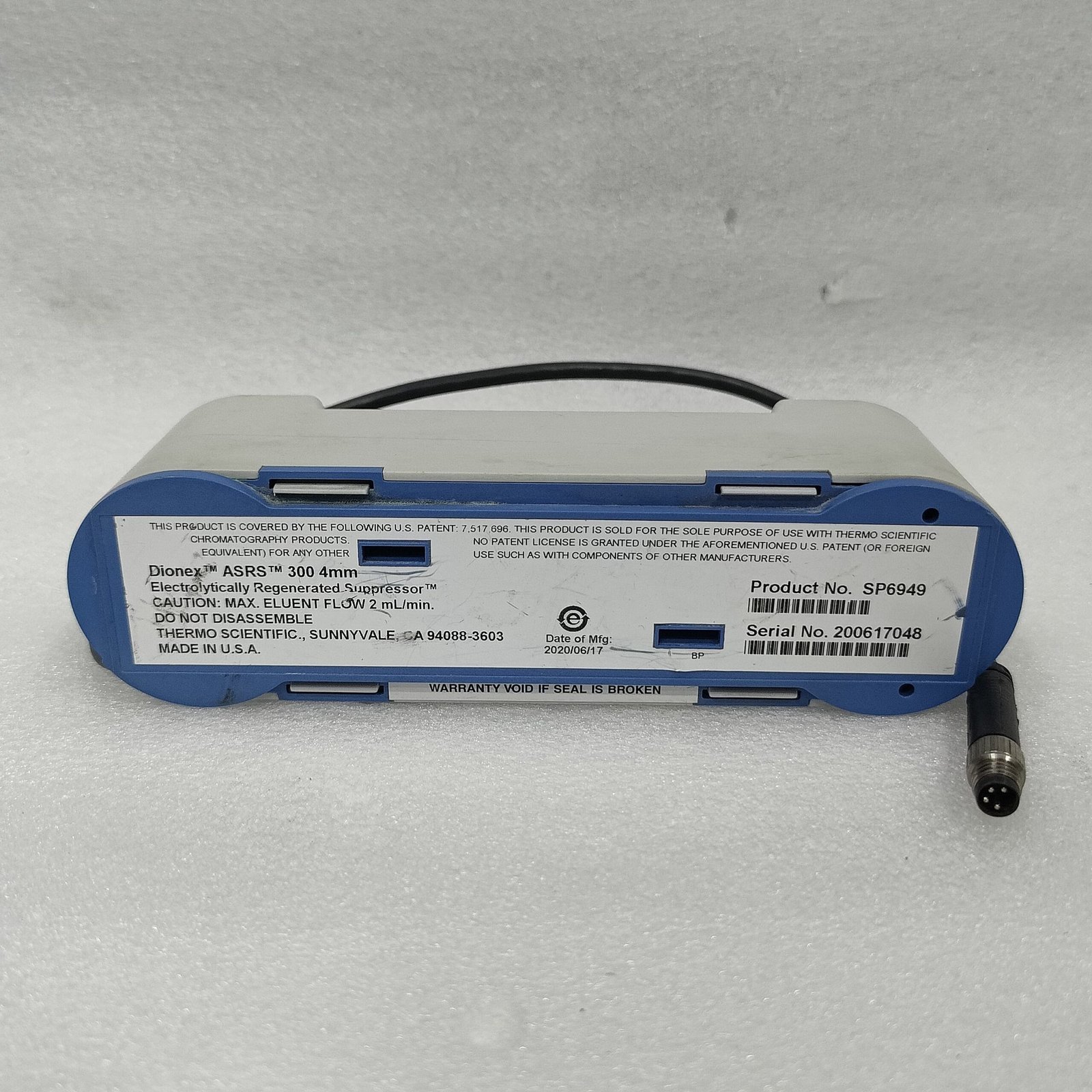 Thermo Scientific Dionex ASRS 300 4mm Self-Regenerating Suppressor SP6949 - Image 7