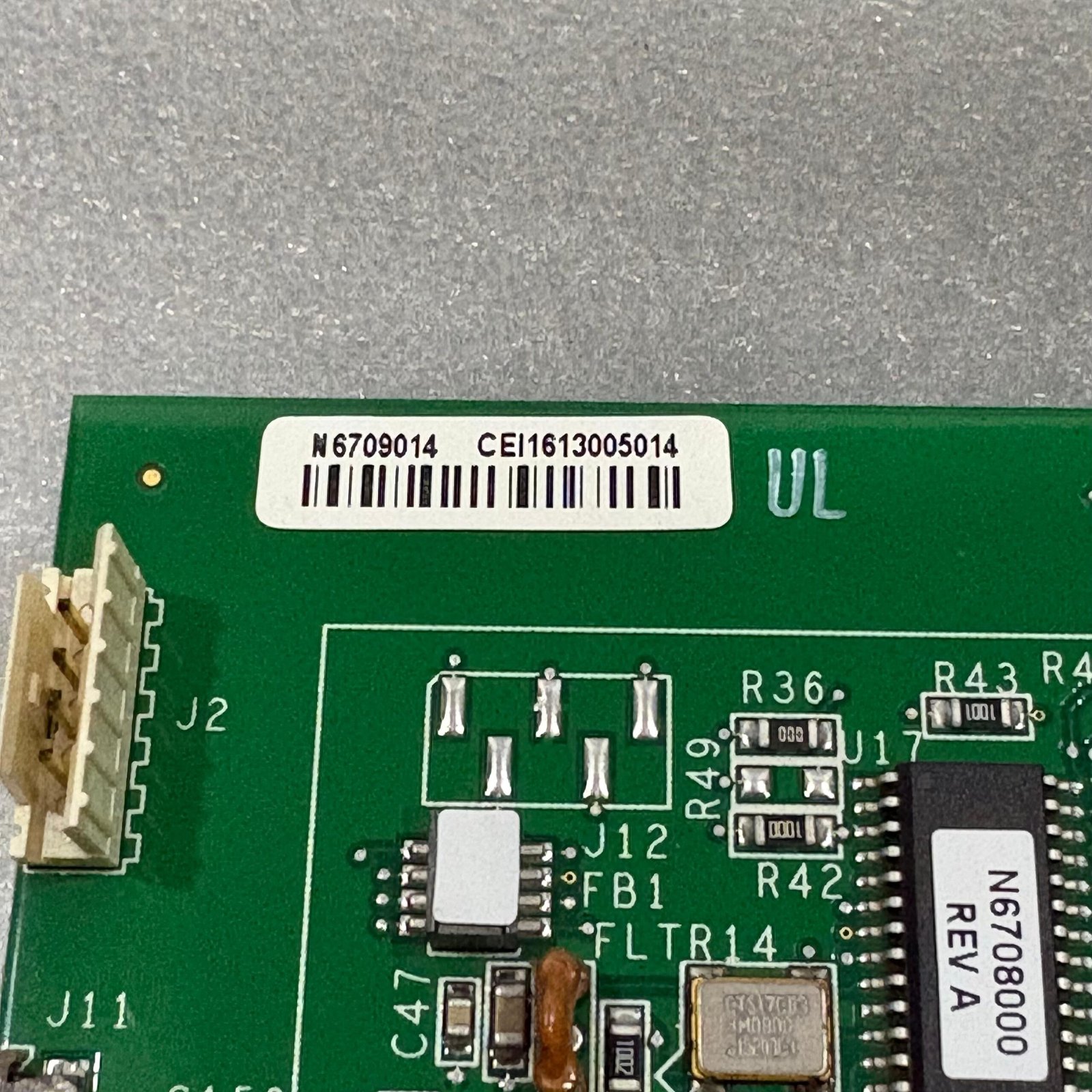 PERKINELMER N6709011-A TMX DIGITAL LCD INTERFACE 2 PCB BOARD REV A N6709014 - Image 3