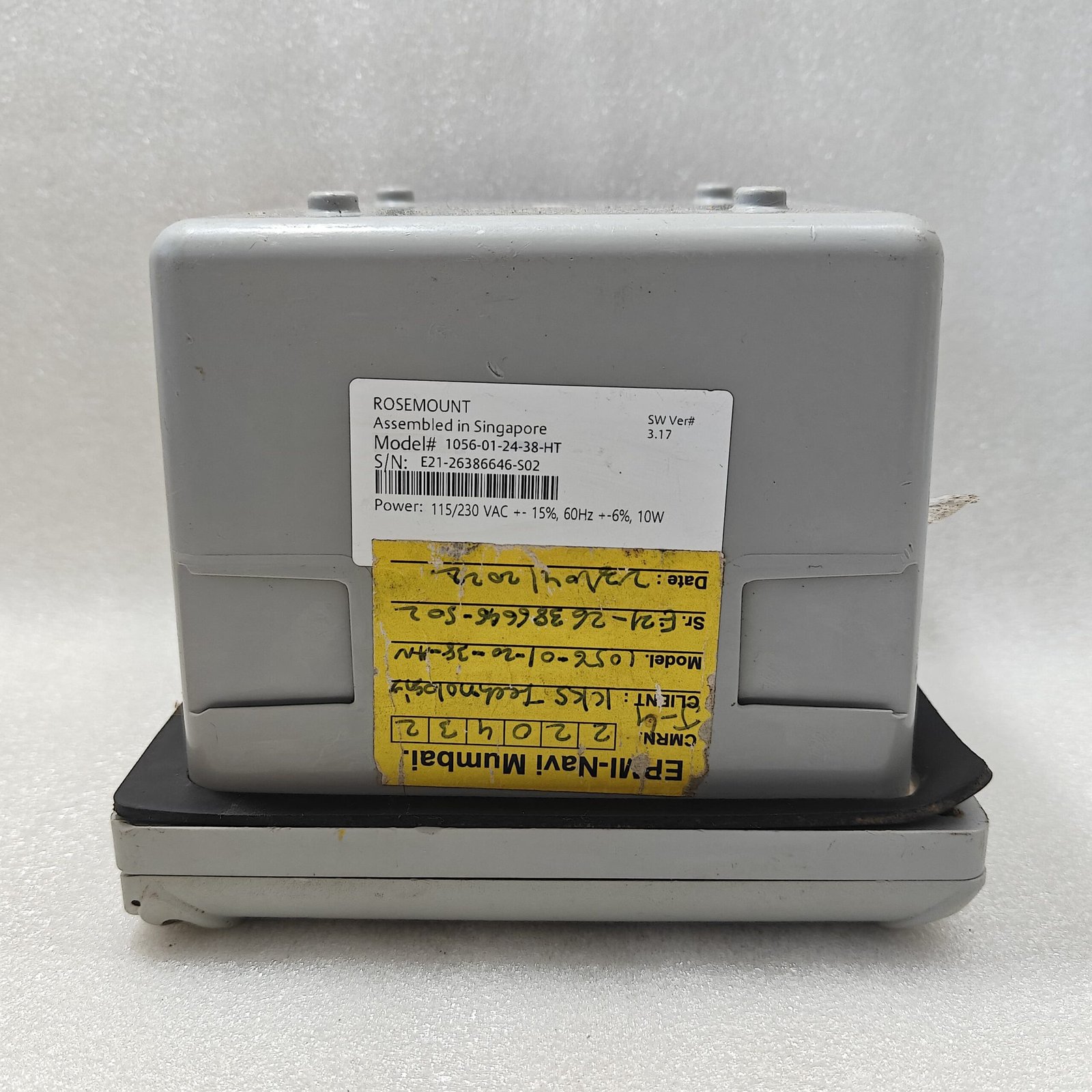 EMERSON ROSEMOUNT 1056-01-24-38-HT ANALYTICAL DUAL CHANNEL TRANSMITTER 1056 - Image 5