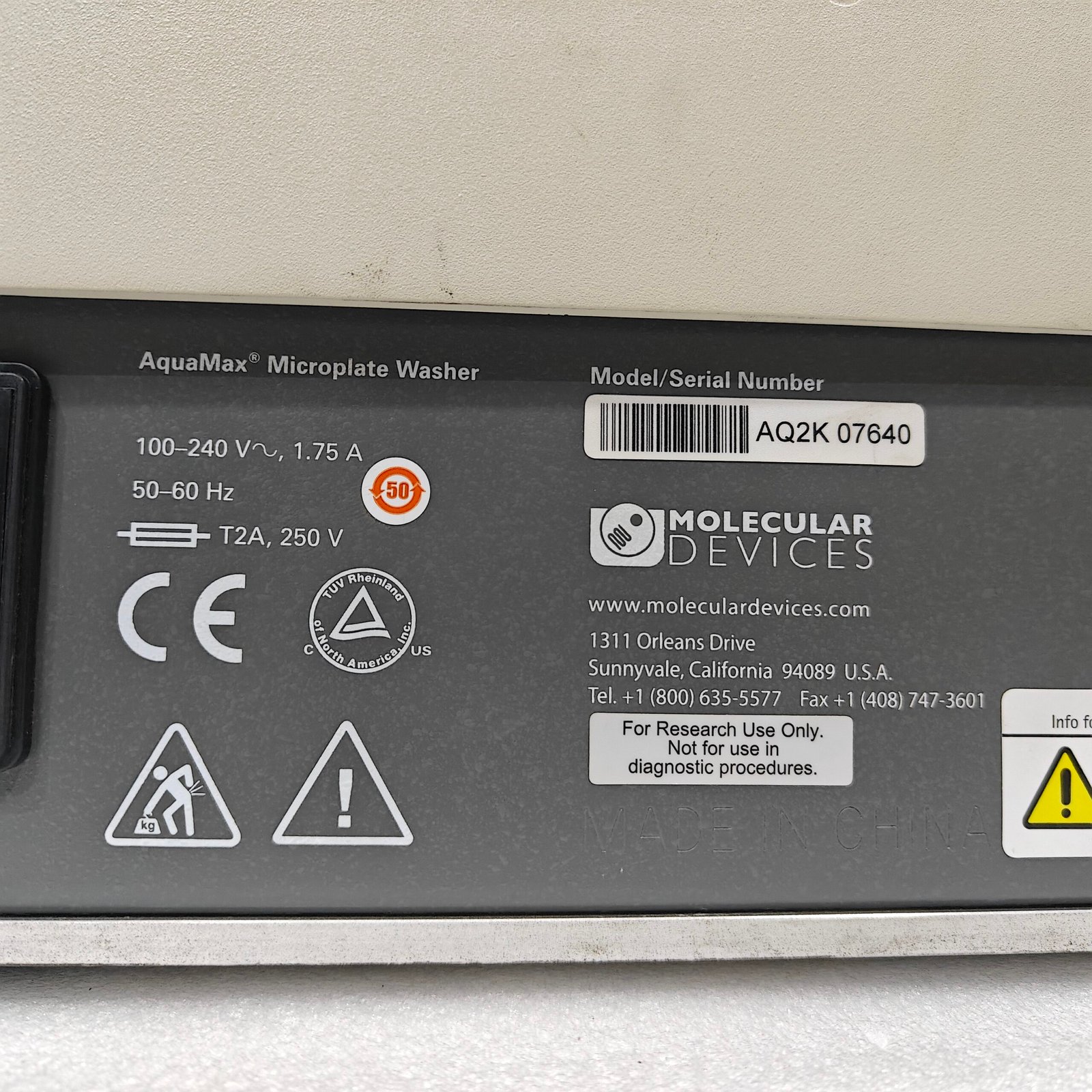 MOLECULAR DEVICES AQUAMAX 2000 AQUAMAX MICROPLATE WASHER TESTED WORKING - Image 8