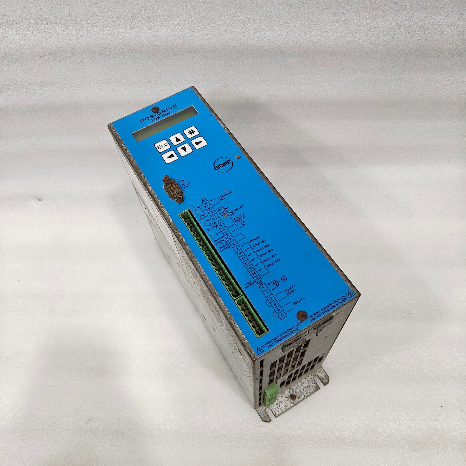 STOBER POSIDRIVE FDS-4040/BLP 4.0kVA 400V AC Servo Drive 2.2kW 2.9HP
