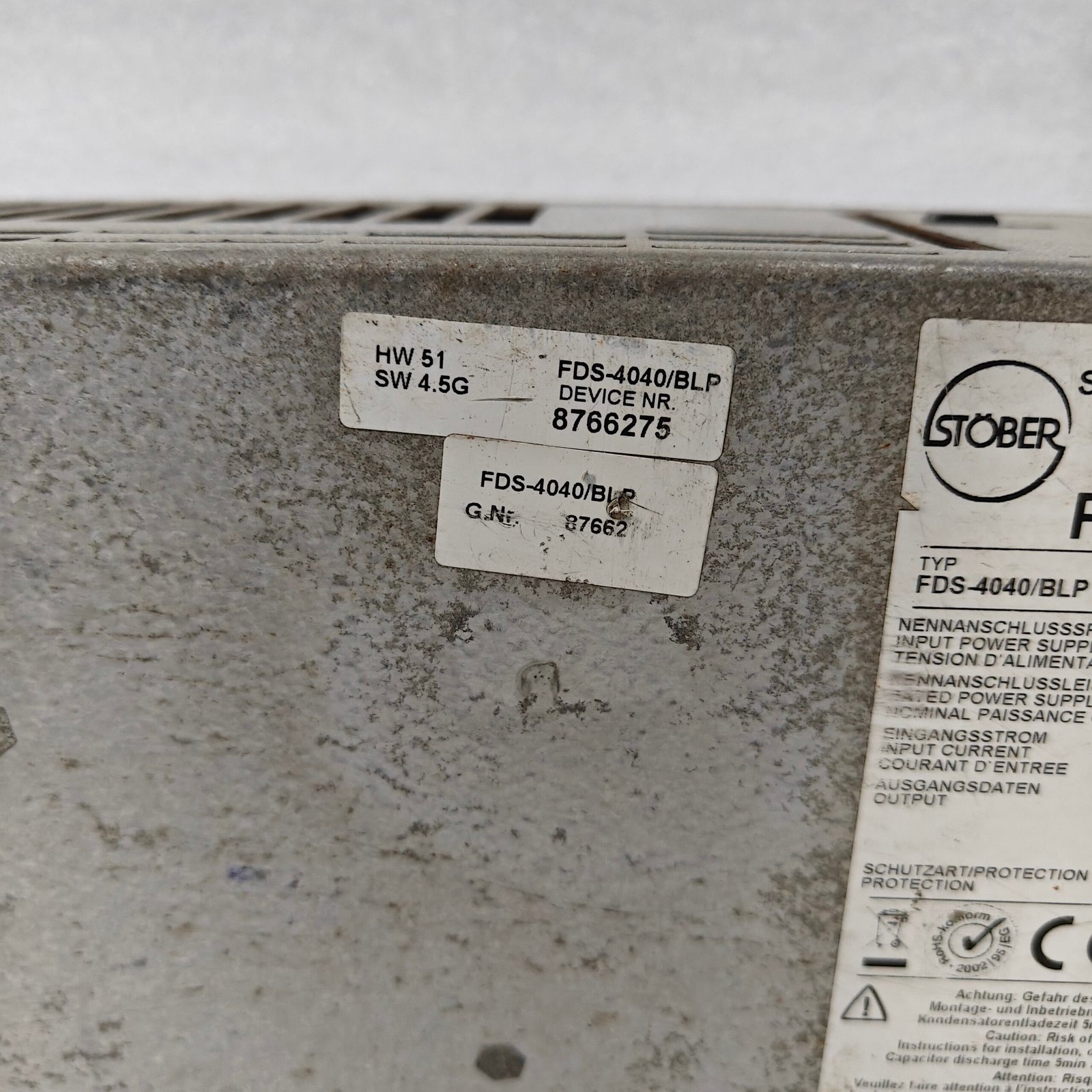 STOBER POSIDRIVE FDS-4040/BLP 4.0kVA 400V AC Servo Drive 2.2kW 2.9HP - Image 7