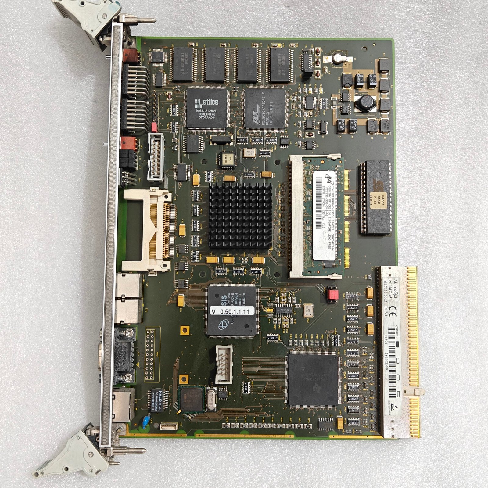 MicroSys PCI.MC-45 PCB Card 16.87130-0003 CONTROL CARD RS422 ETHERNET X2 - Image 4