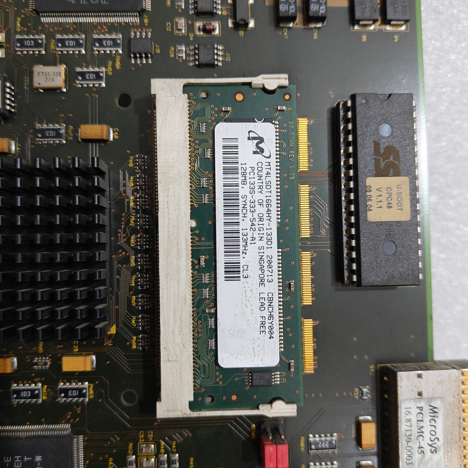 MicroSys PCI.MC-45 PCB Card 16.87130-0003 CONTROL CARD RS422 ETHERNET X2 - Image 6