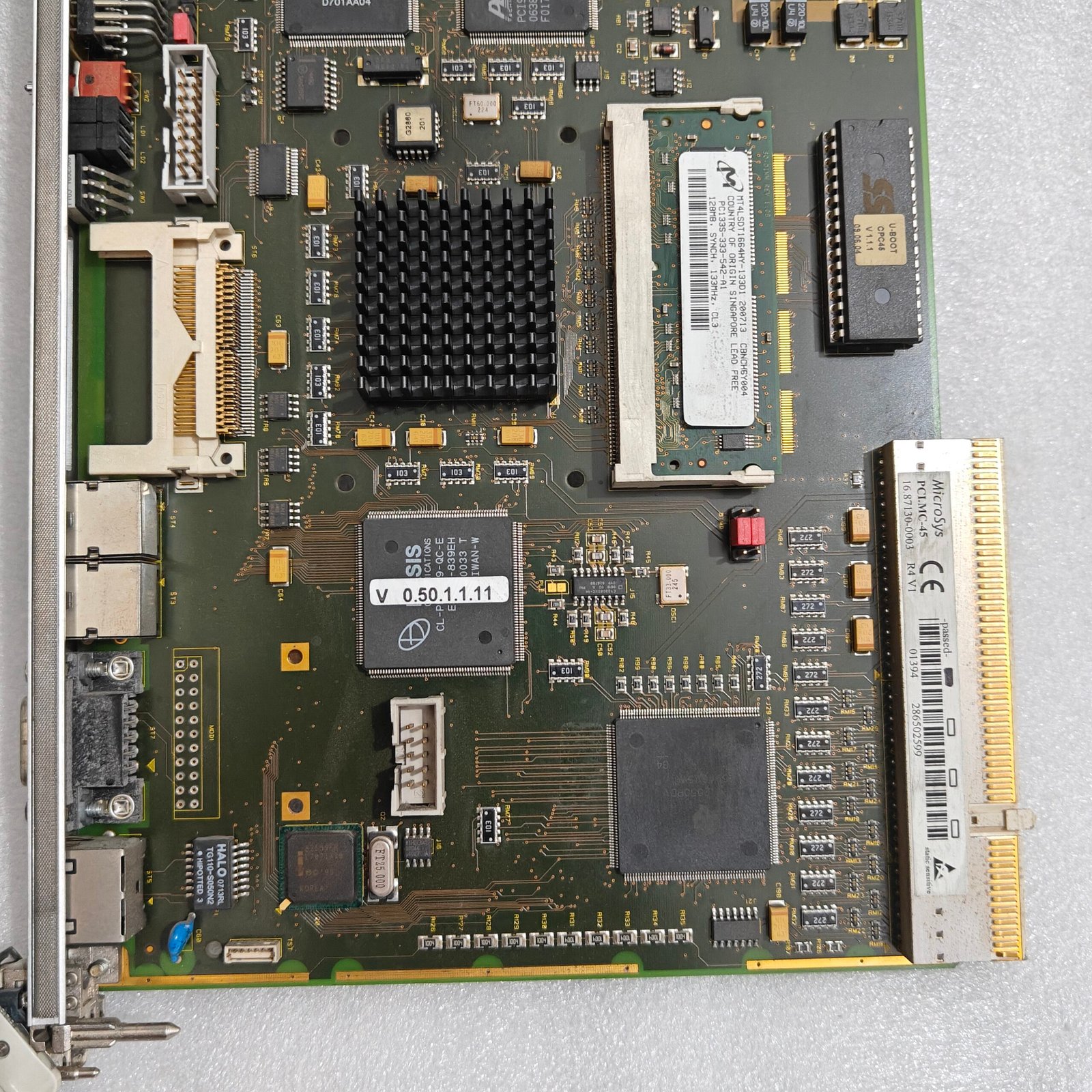 MicroSys PCI.MC-45 PCB Card 16.87130-0003 CONTROL CARD RS422 ETHERNET X2 - Image 7