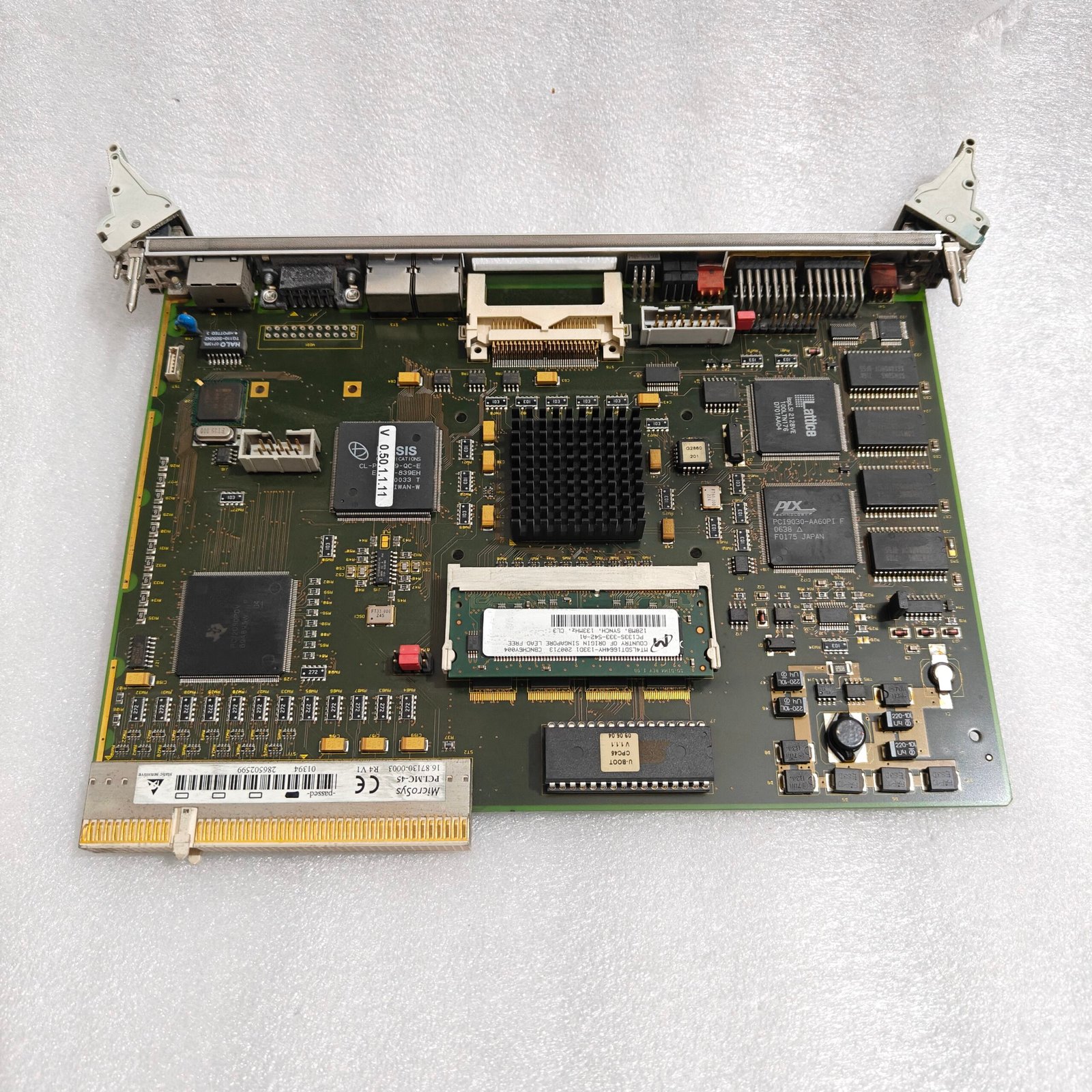 MicroSys PCI.MC-45 PCB Card 16.87130-0003 CONTROL CARD RS422 ETHERNET X2 - Image 9