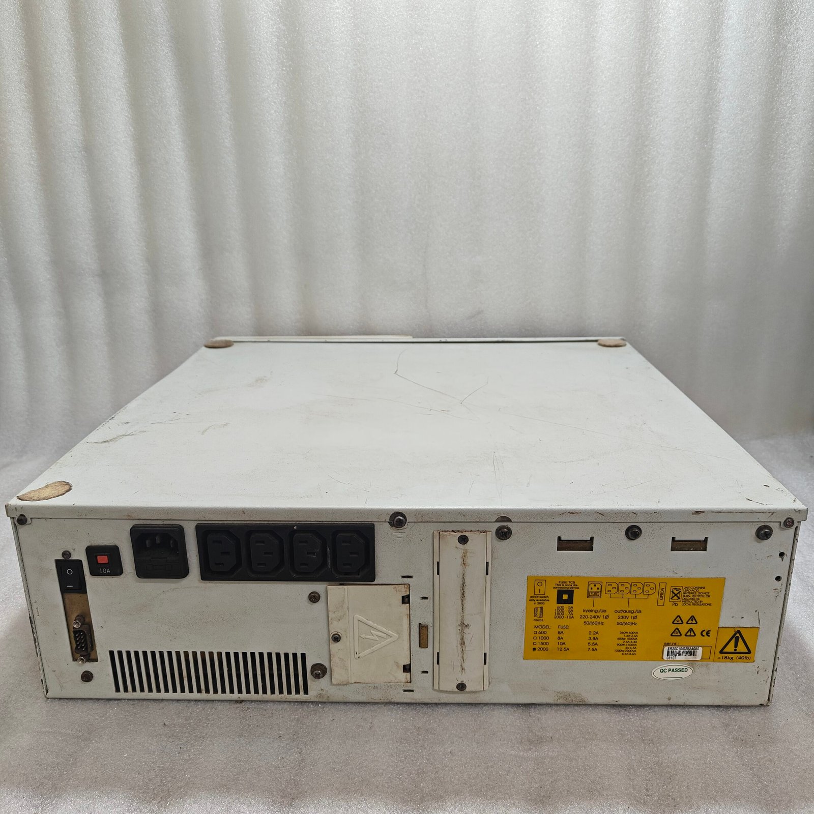 GE DIGITAL ENERGY UPS NETPRO 2000 1200W 2000VA 5.4A-8.6A POWER SUPPLY - Image 8