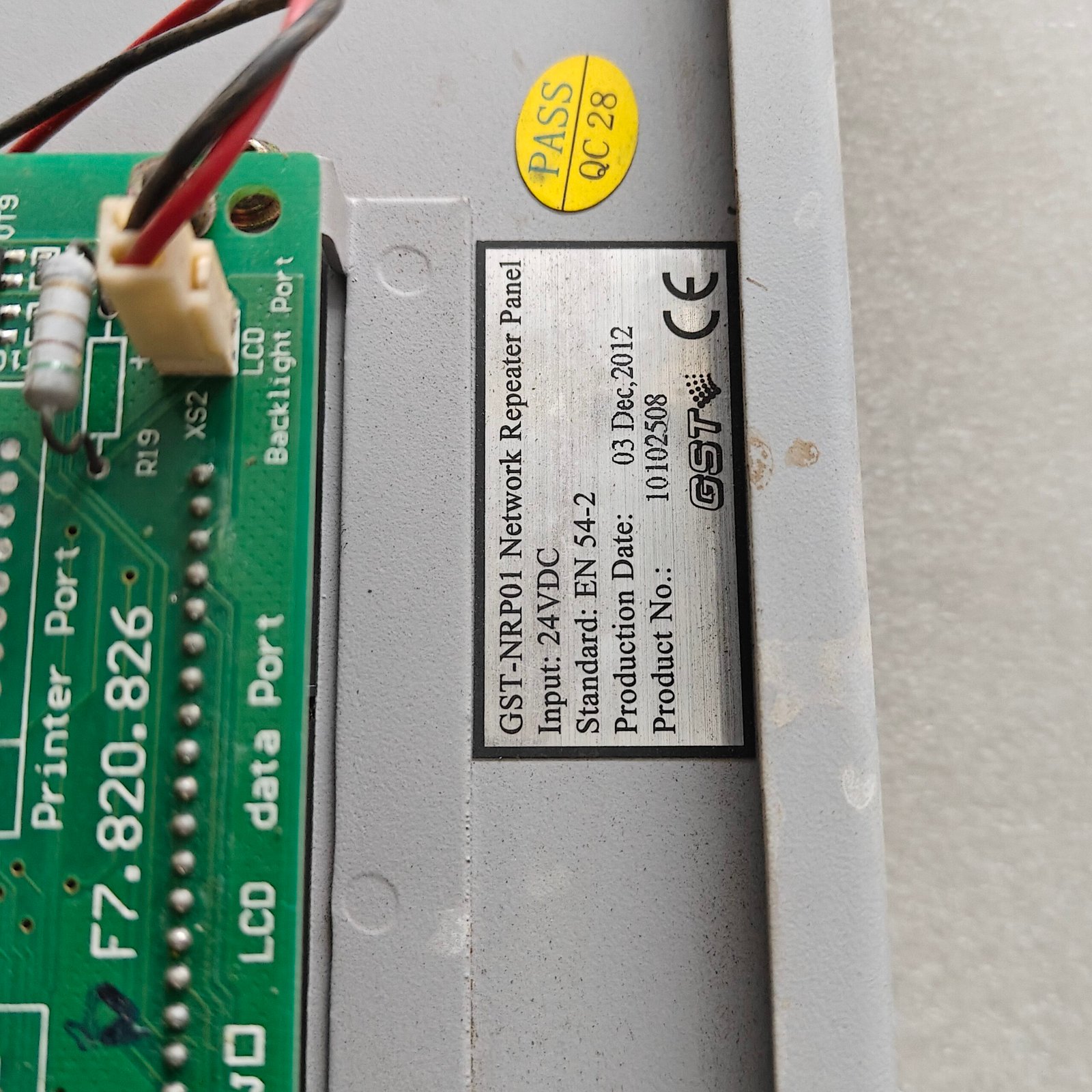 GST-NRP01 NETWORK REPEATER PANEL 24VDC EN 54-2 FIRE ALARM PANEL - Image 10