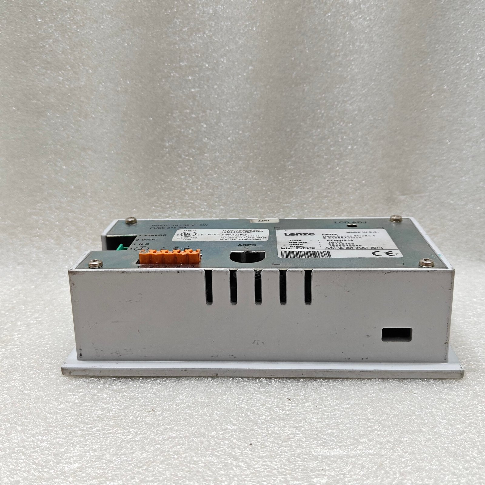 LENZE EPM-H310 COMPACT OPERATOR INTERFACE HMI TEXT DISPLAY 24VDC - Image 6