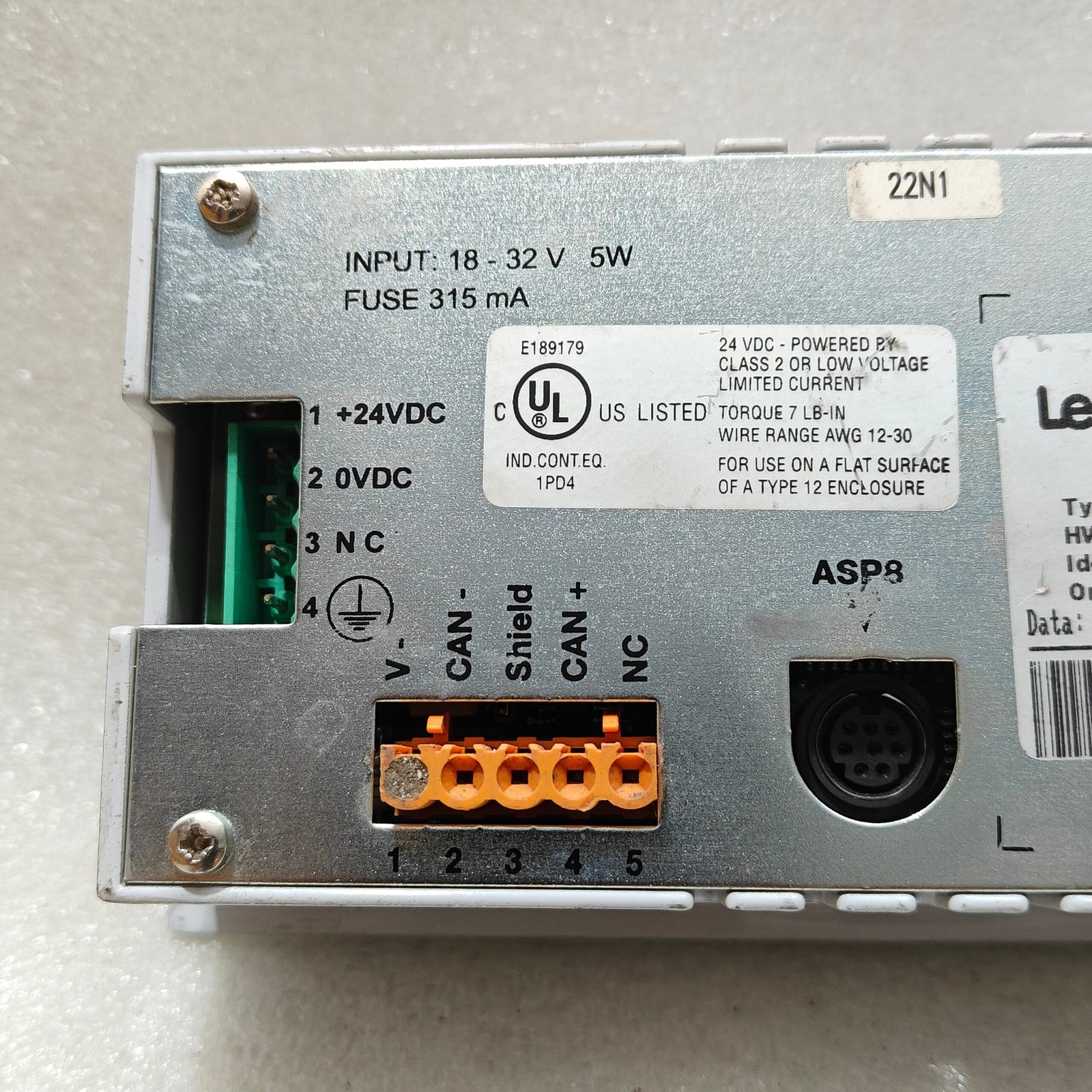 LENZE EPM-H310 COMPACT OPERATOR INTERFACE HMI TEXT DISPLAY 24VDC - Image 9