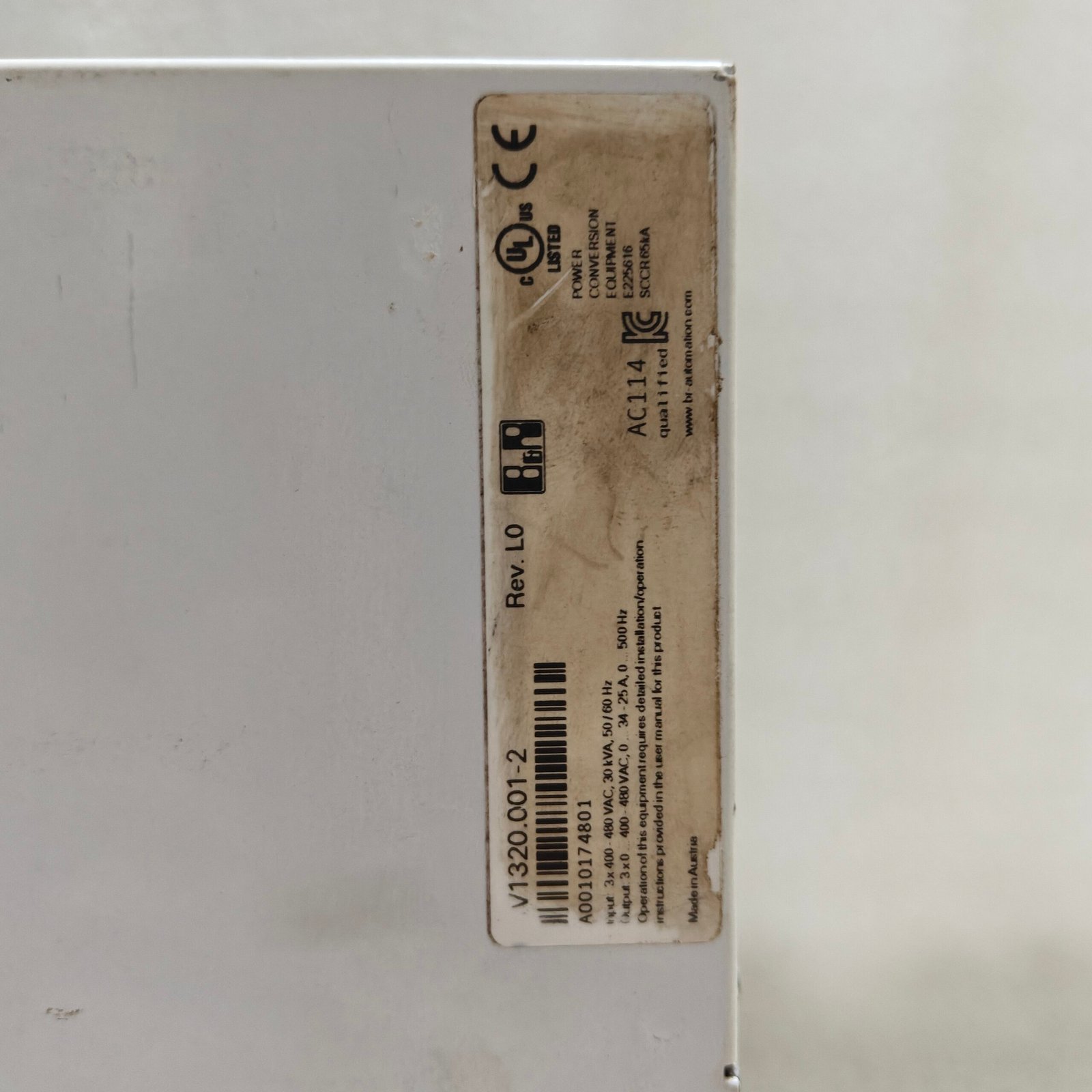 B&R 8V1320.001-2 ACOPOS 1320 SERVO DRIVE TESTED WORKING - Image 6