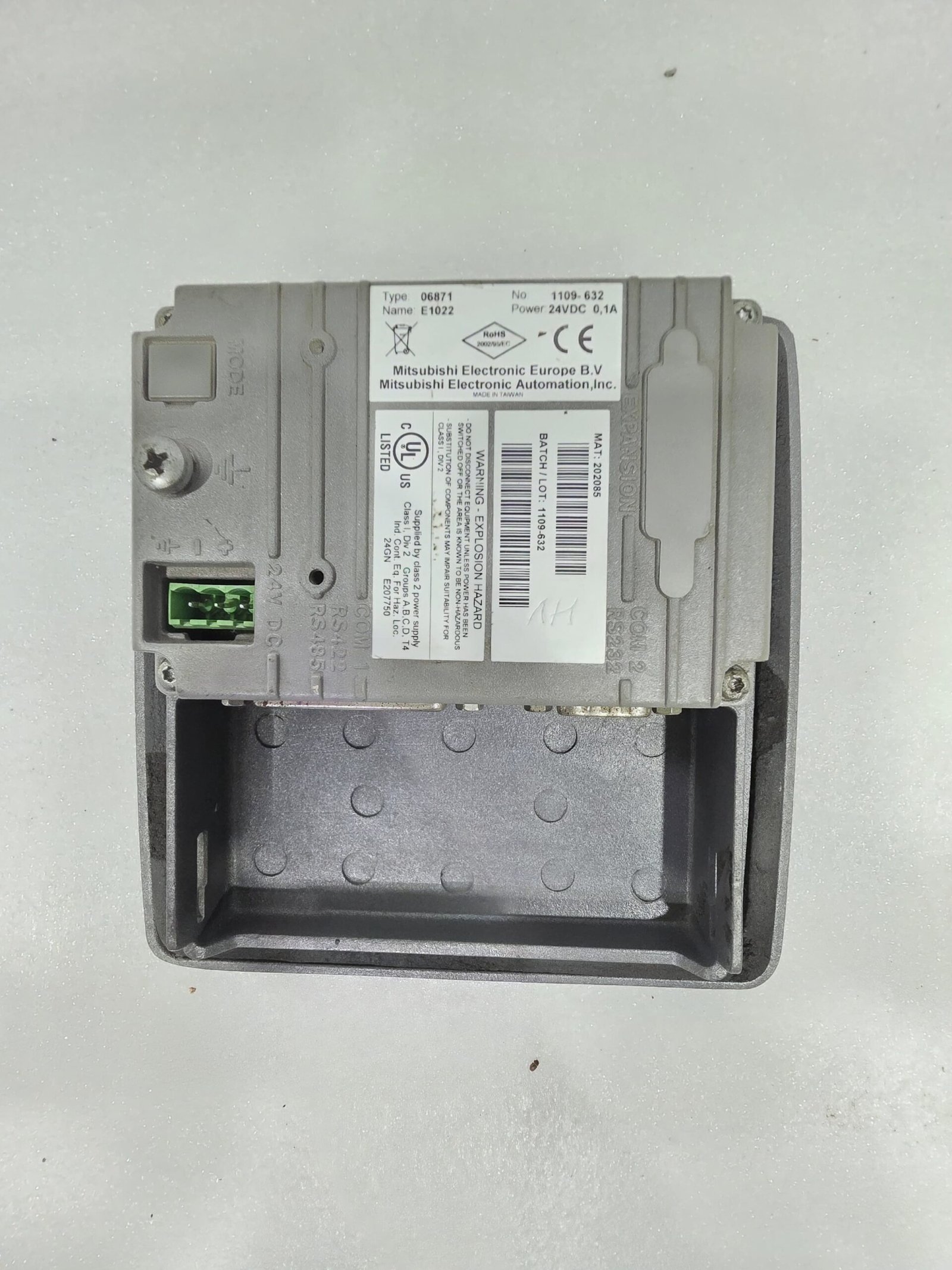 Mitsubishi Beijer E1022 HMI Operator Panel Type 06871 24VDC - Image 7