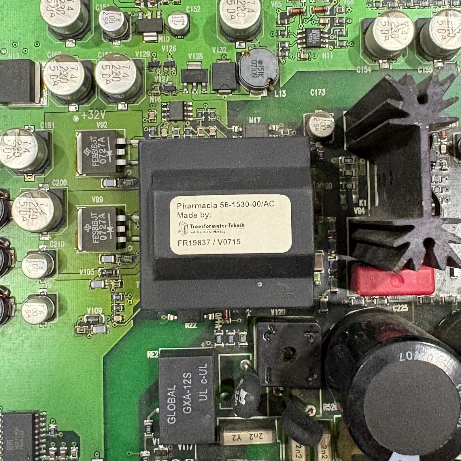 PHARMACIA BIOTECH 56-1530-00 PCB Power Supply Board FR19837 V0715 - Image 9