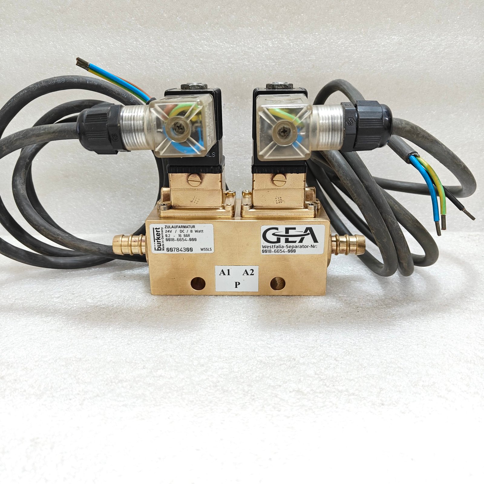 GEA WESTFALIA SEPARATOR 0018-6654-000 SOLENOID VALVE ASSY OSD SEPRATOR 0.2-16BAR