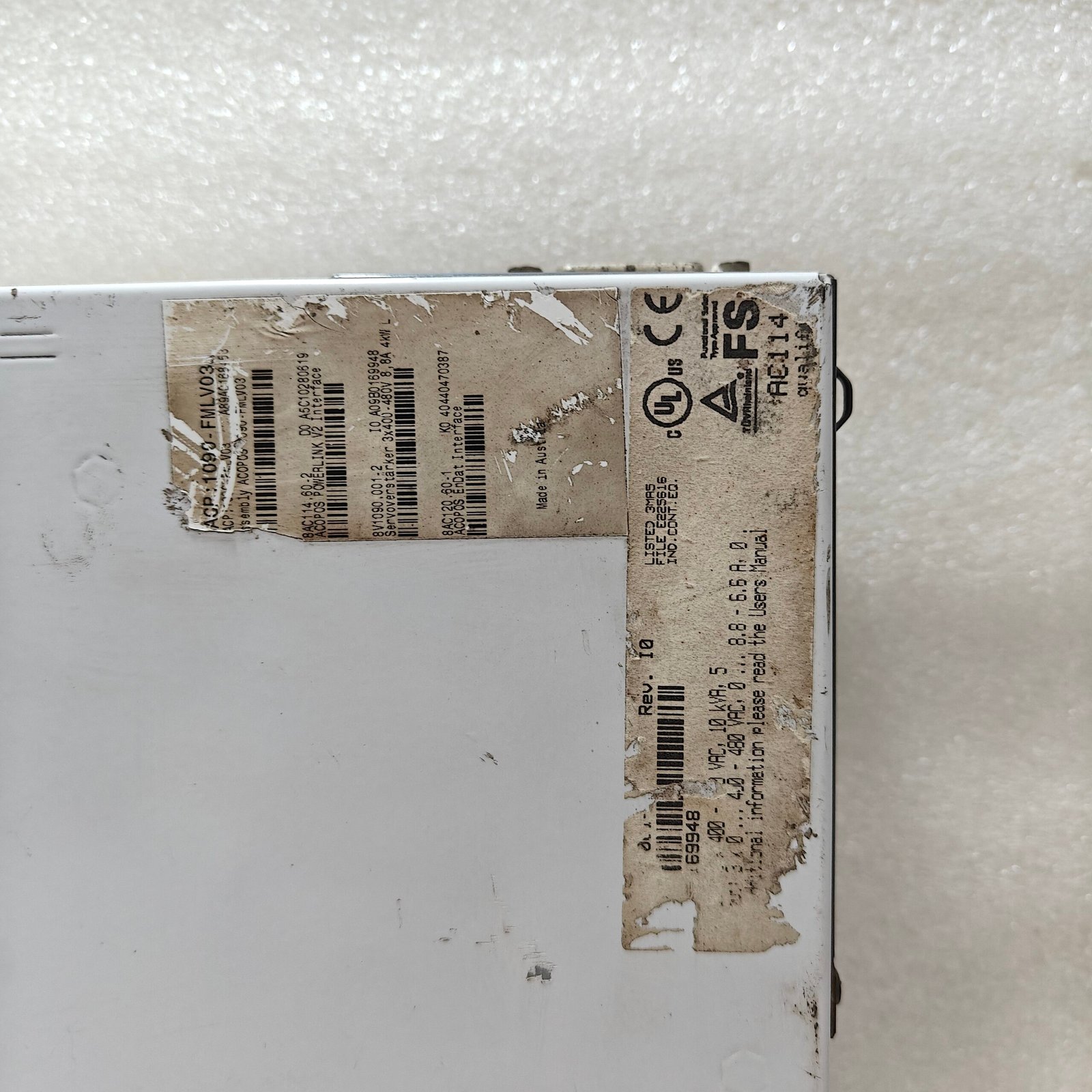 B&R 8V1090.001-2 ACOPOS 1090 SERVO DRIVE TESTED WORKING - Image 13