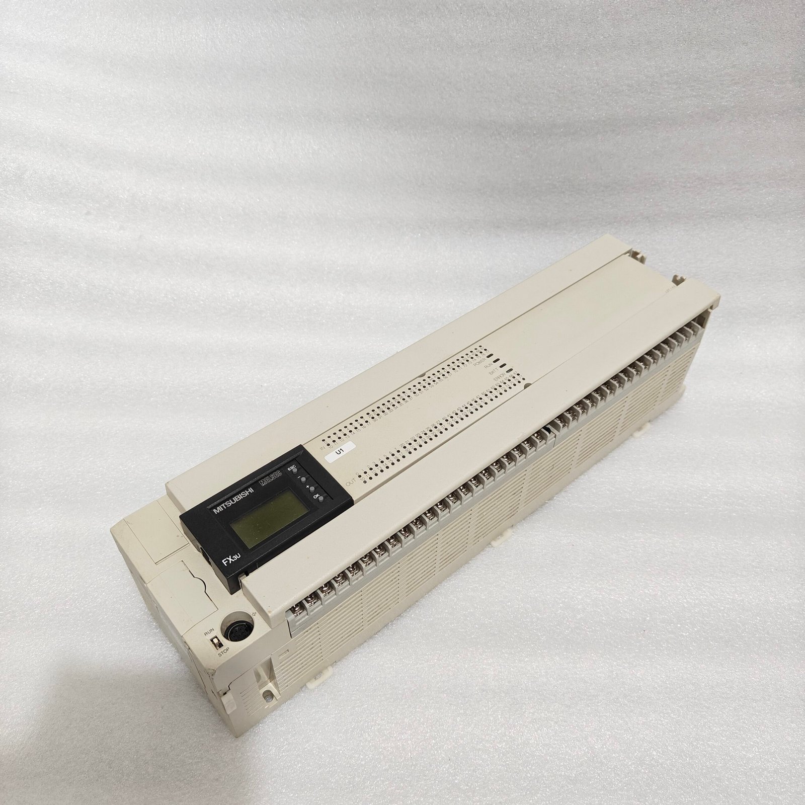 MITSUBISHI FX3U-128MT/ESS PROGRAMMABLE CONTROLLER WITH DISPLAY 100-240VAC - Image 2