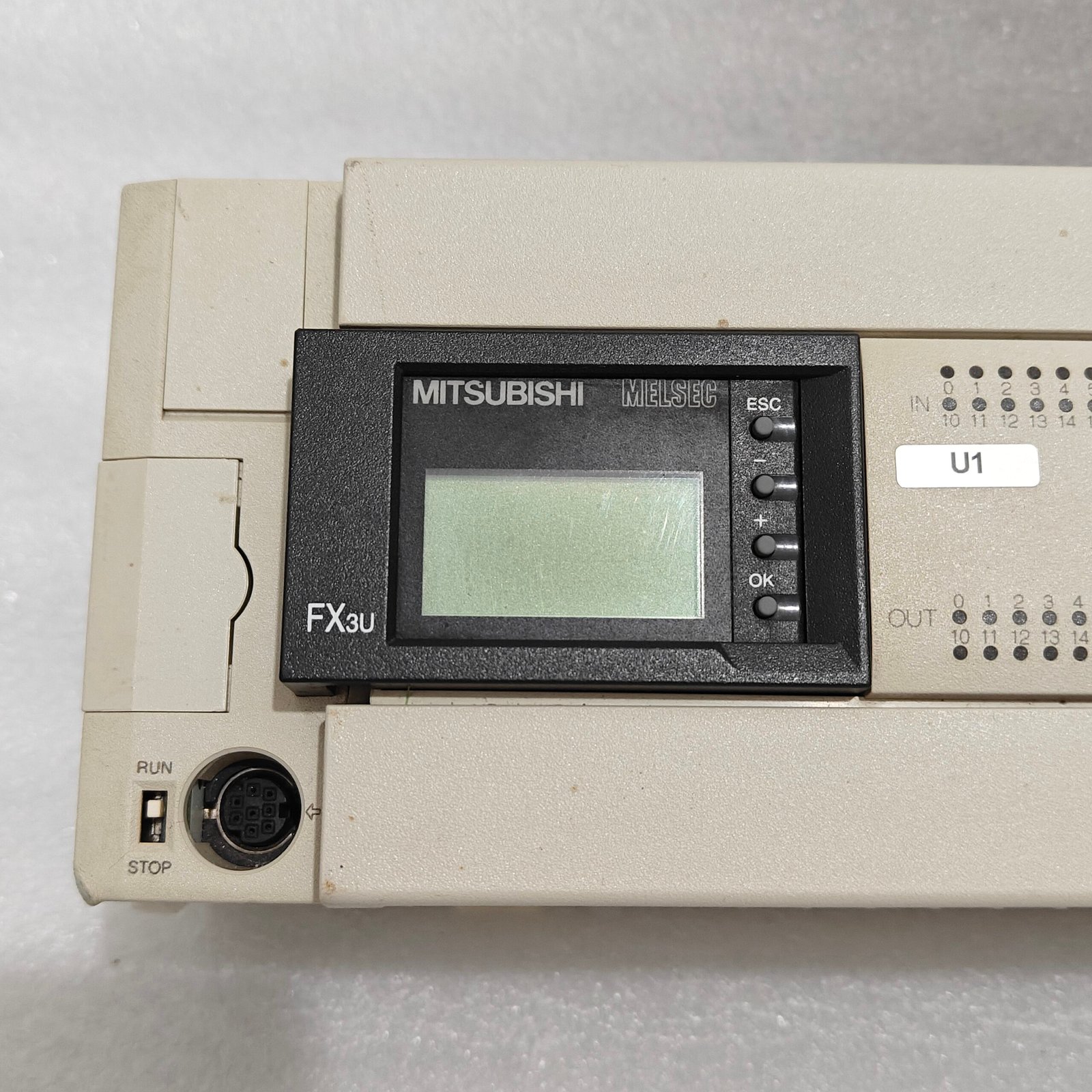 MITSUBISHI FX3U-128MT/ESS PROGRAMMABLE CONTROLLER WITH DISPLAY 100-240VAC - Image 3
