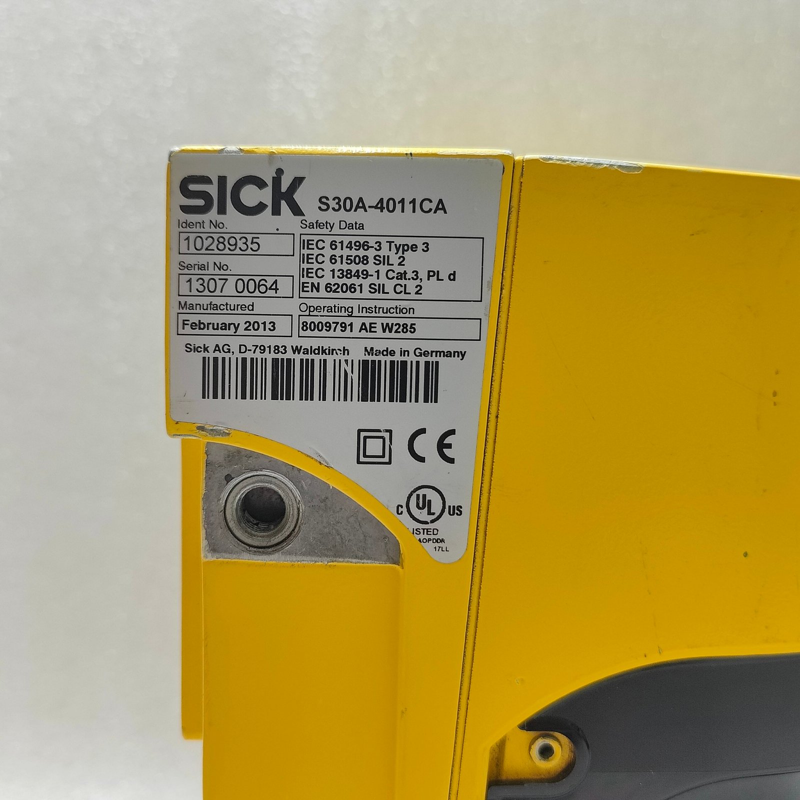 SICK S30A-4011BA/1028934 SAFETY LASER SCANNER INDUSTRIAL SAFETY - Image 6