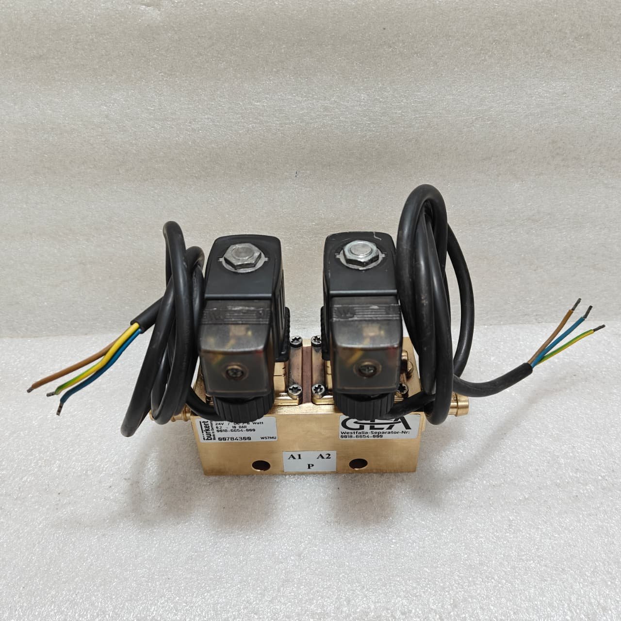 GEA WESTFALIA SEPARATOR 0018-6654-000 SOLENOID VALVE ASSY OSD SEPRATOR 0.2-10BAR - Image 2
